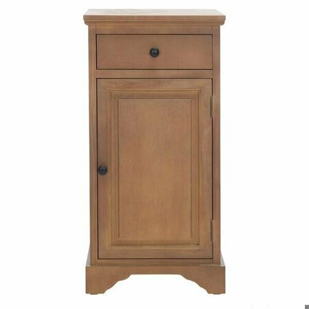 SAFAVIEH Jett Cabinet- Washed Natural Pine - 31.5 x 13.75 x 16 in. AMH5722B